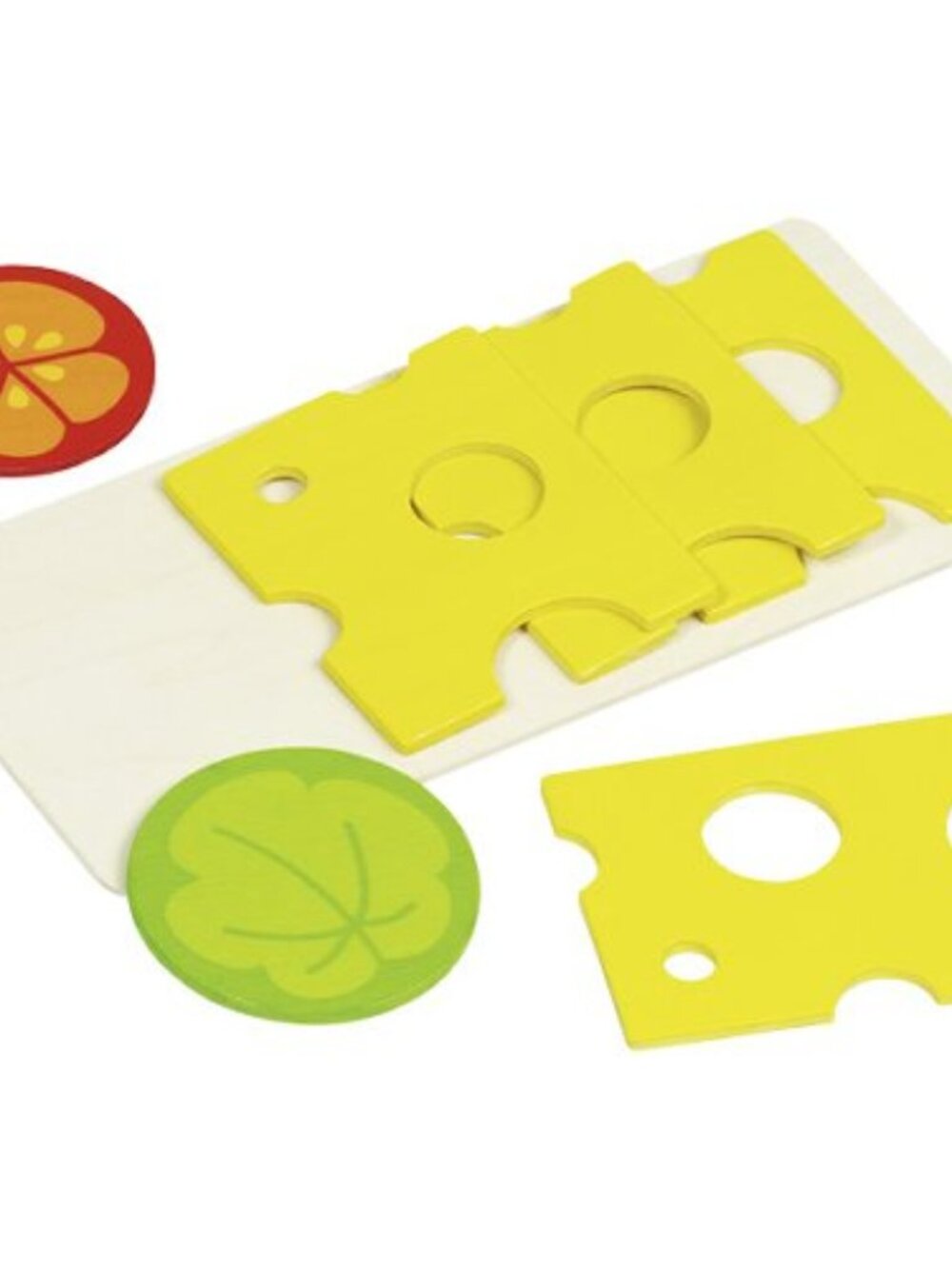 NWT Goki Wooden Toys Sliced Cheese Set